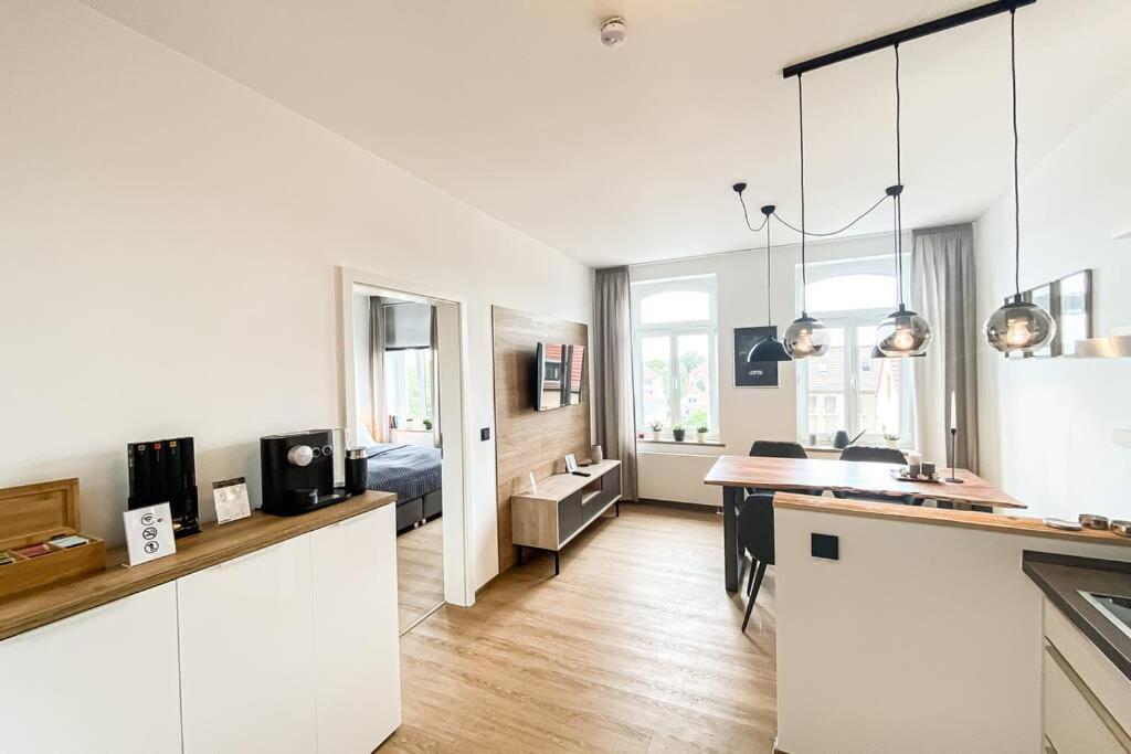 Luxus-Apartment In Leipzig Mit Privat-Parkplatz Ngoại thất bức ảnh
