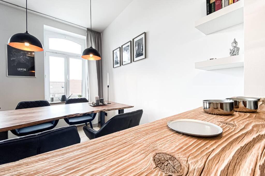 Luxus-Apartment In Leipzig Mit Privat-Parkplatz Ngoại thất bức ảnh