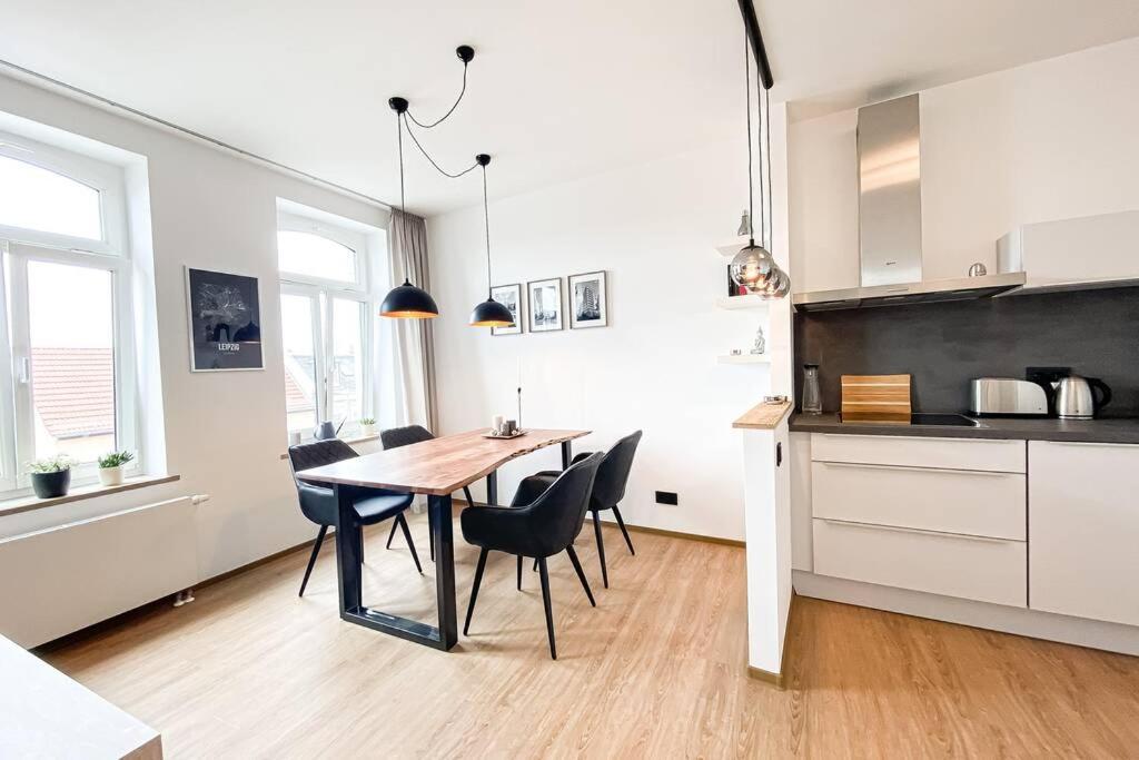 Luxus-Apartment In Leipzig Mit Privat-Parkplatz Ngoại thất bức ảnh
