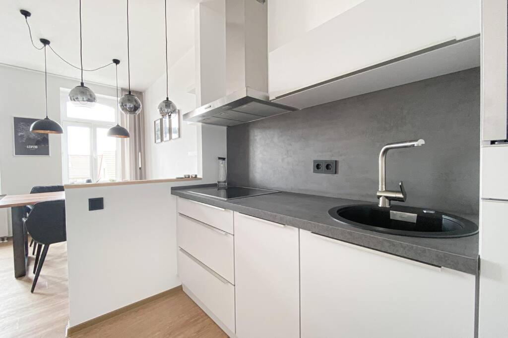 Luxus-Apartment In Leipzig Mit Privat-Parkplatz Ngoại thất bức ảnh